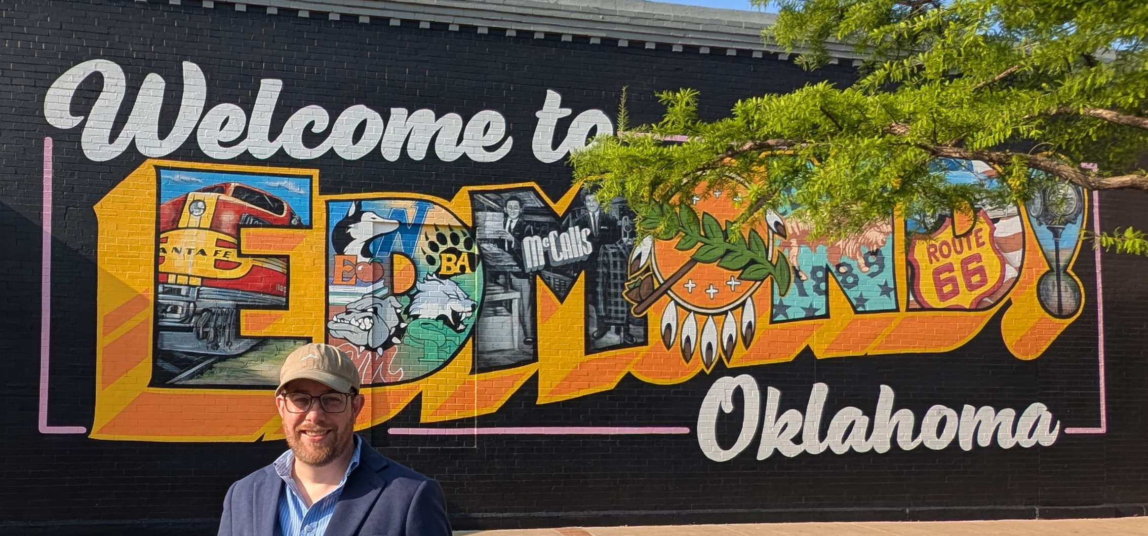 Robert P. Henri at the Edmond mural